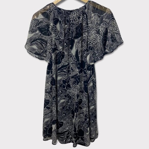 NWT Show Me Your Mumu Floral Print Flutter Hippie Boho Mini Dress Short Sleeves - Picture 3 of 12